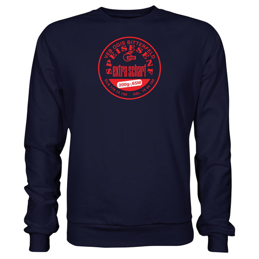 DDR Ostalgie Pullover Unisex • VEB OGIS BITTERFELD - SPEISESENF EXTRASCHARF