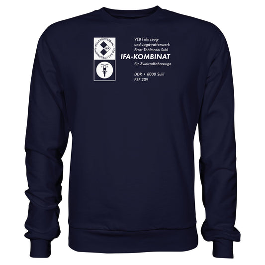 DDR Ostalgie Pullover Unisex • VEB FAHRZEUG- UND JAGDWAFFENWERK ERNST THÄLMANN SUHL