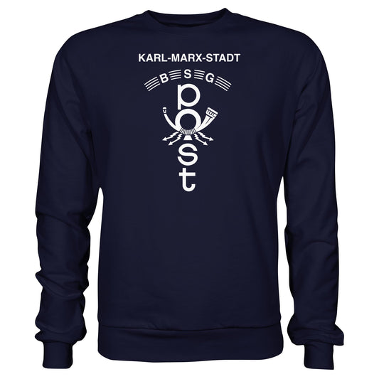 DDR Ostalgie Pullover Unisex • BSG POST KARL-MARX-STADT (ORIGINAL WIMPEL)