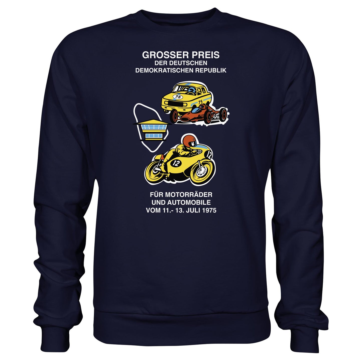 DDR Ostalgie Pullover Unisex • GROSSER PREIS DER DDR 1975
