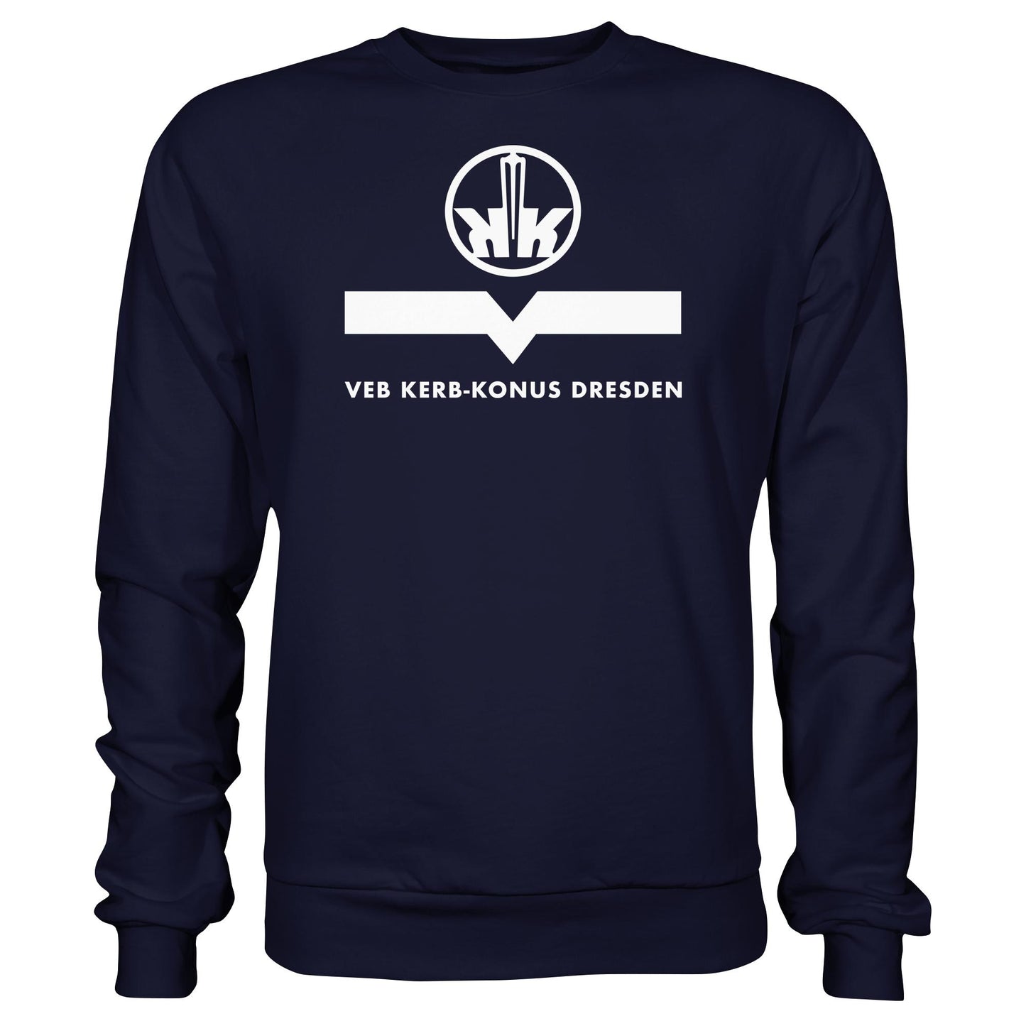 DDR Ostalgie Pullover Unisex • VEB KERB-KONUS DRESDEN
