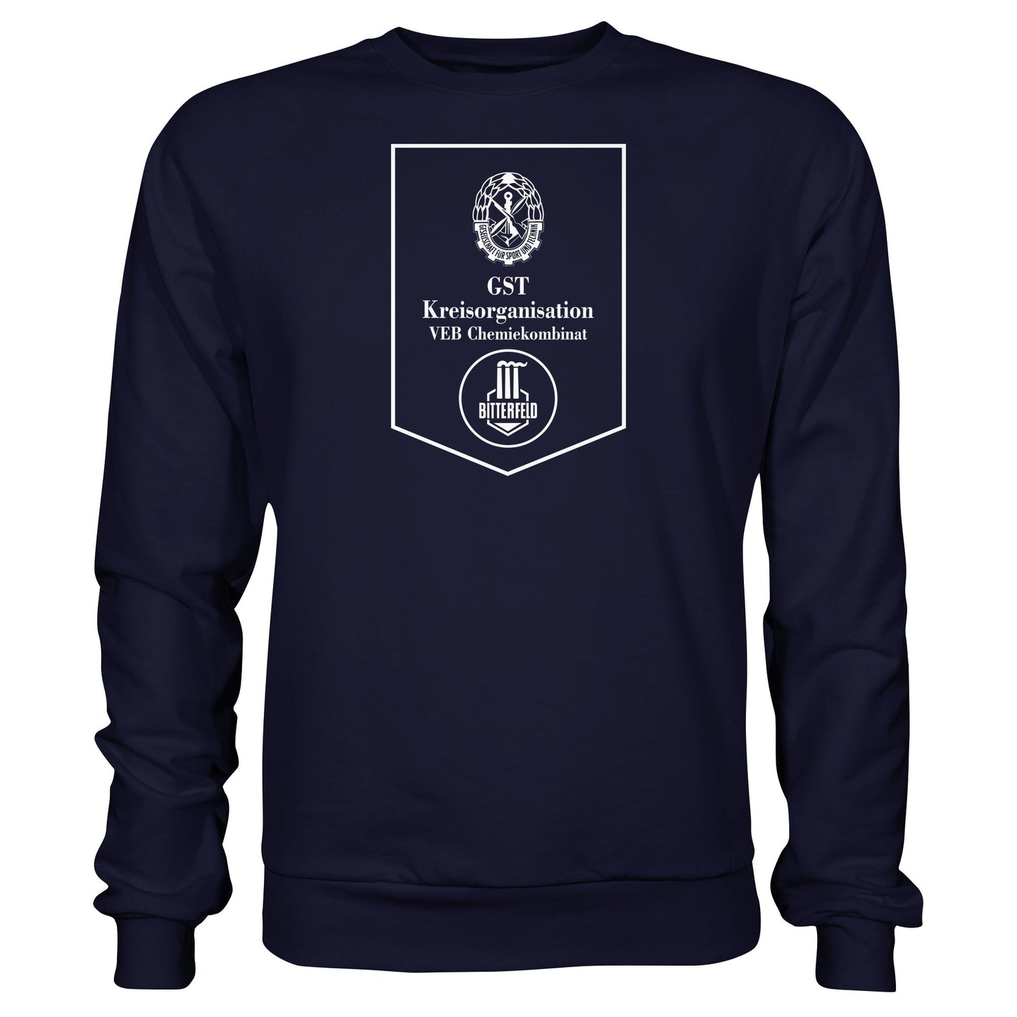 DDR Ostalgie Pullover Unisex • GST DES VEB CHEMIEKOMBINAT BITTERFELD