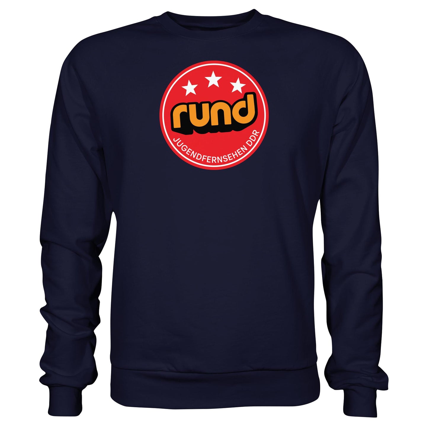 DDR Ostalgie Pullover Unisex • RUND - JUGENDFERNSEHEN DDR