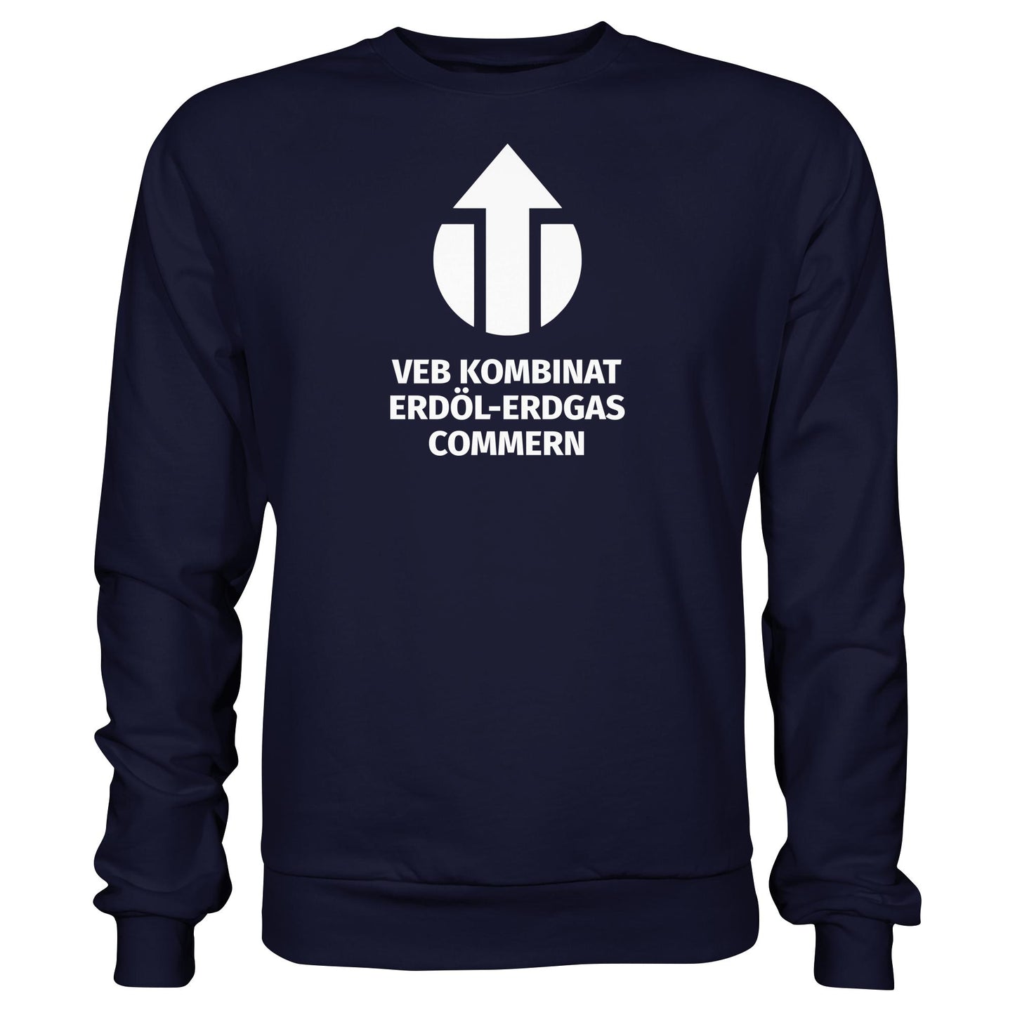 DDR Ostalgie Pullover Unisex • VEB KOMBINAT ERDÖL-ERDGAS COMMERN