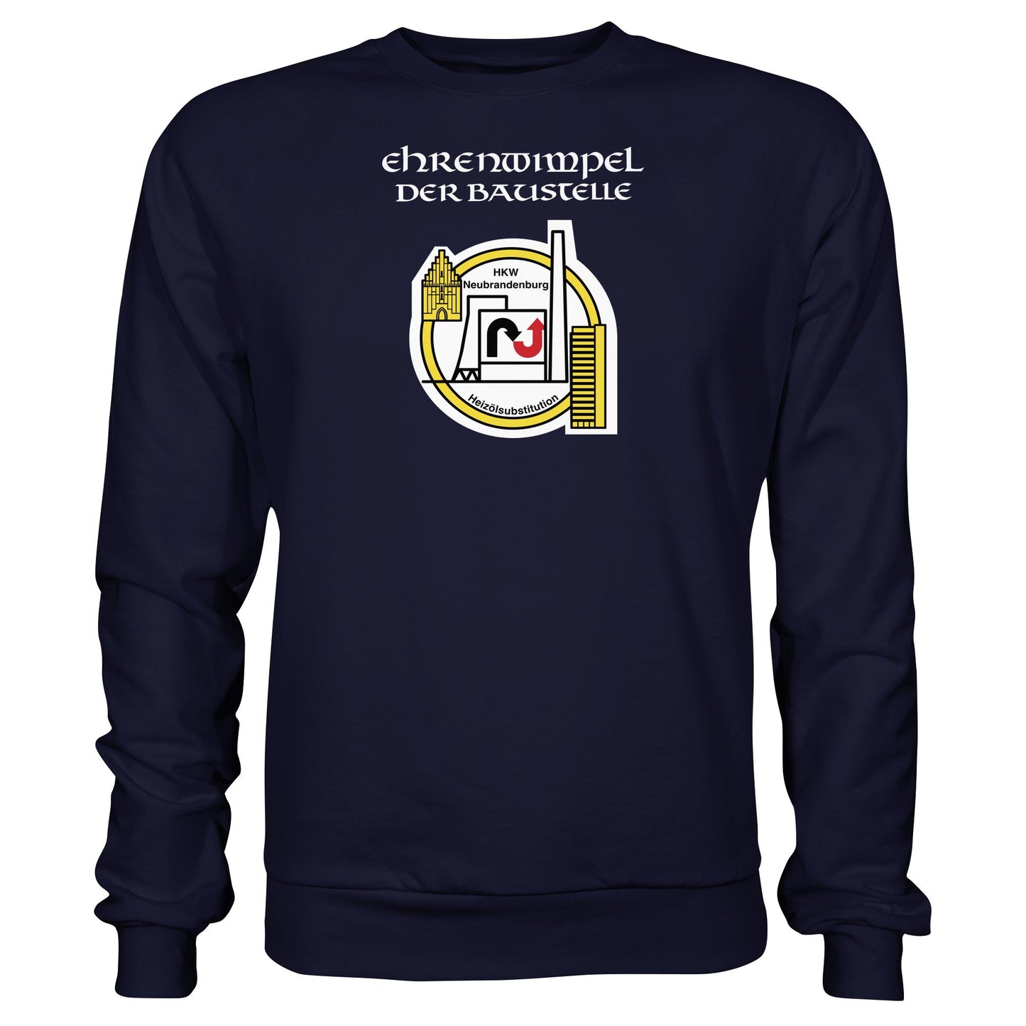 DDR Ostalgie Pullover Unisex • EHRENWIMPEL HKW NEUBRANDENBURG