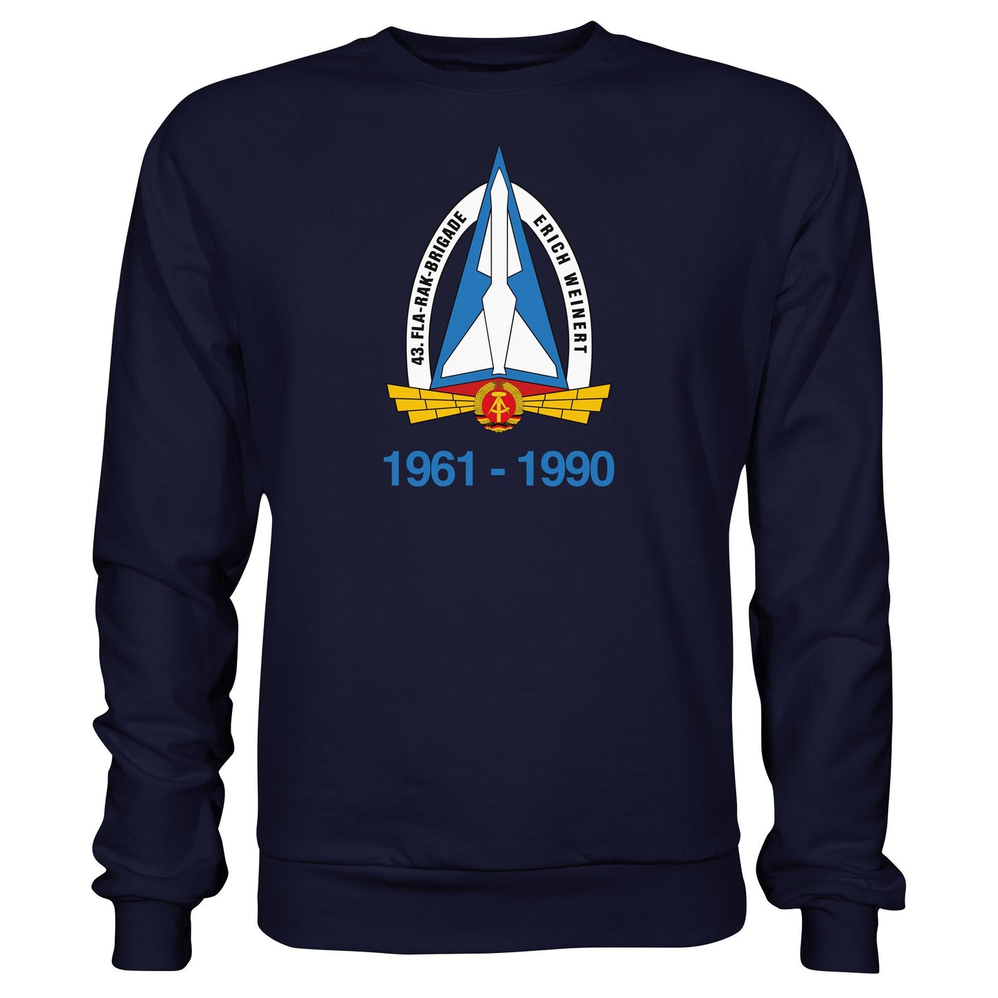 DDR Ostalgie Pullover Unisex • 43. FLA-RAK-BRIGADE ERICH WEINERT