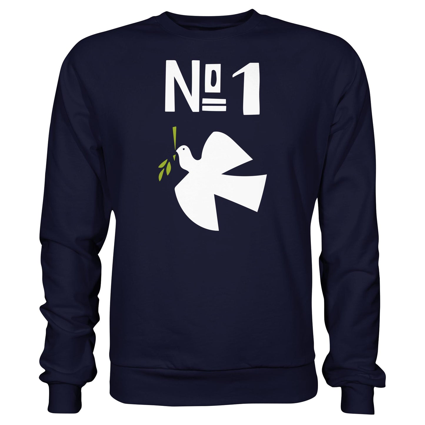 DDR Ostalgie Pullover Unisex • NO. 1 PRIORITÄT - FRIEDEN! (ORIGINAL PLAKAT)