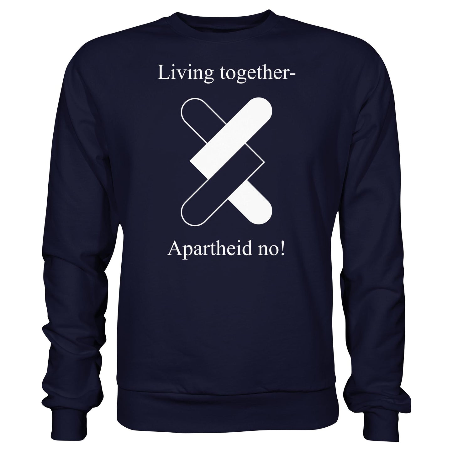 DDR Ostalgie Pullover Unisex • APARTHEID NO! (ORIGINAL POSTER)