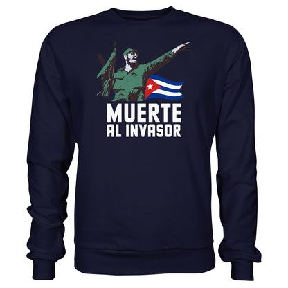 DDR Ostalgie Pullover Unisex • KUBA - MUERTE AL INVASOR