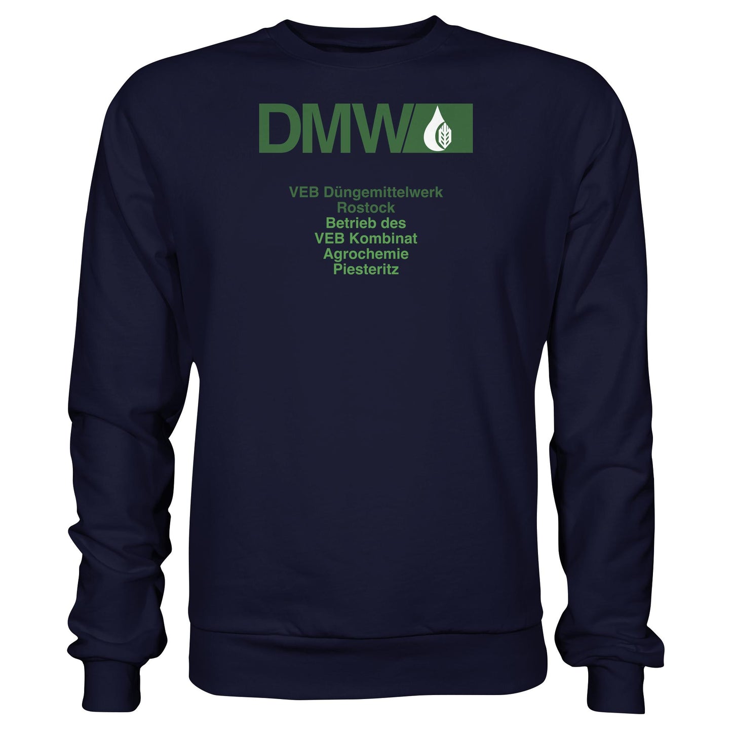 DDR Ostalgie Pullover Unisex • VEB DÜNGEMITTELWERK ROSTOCK