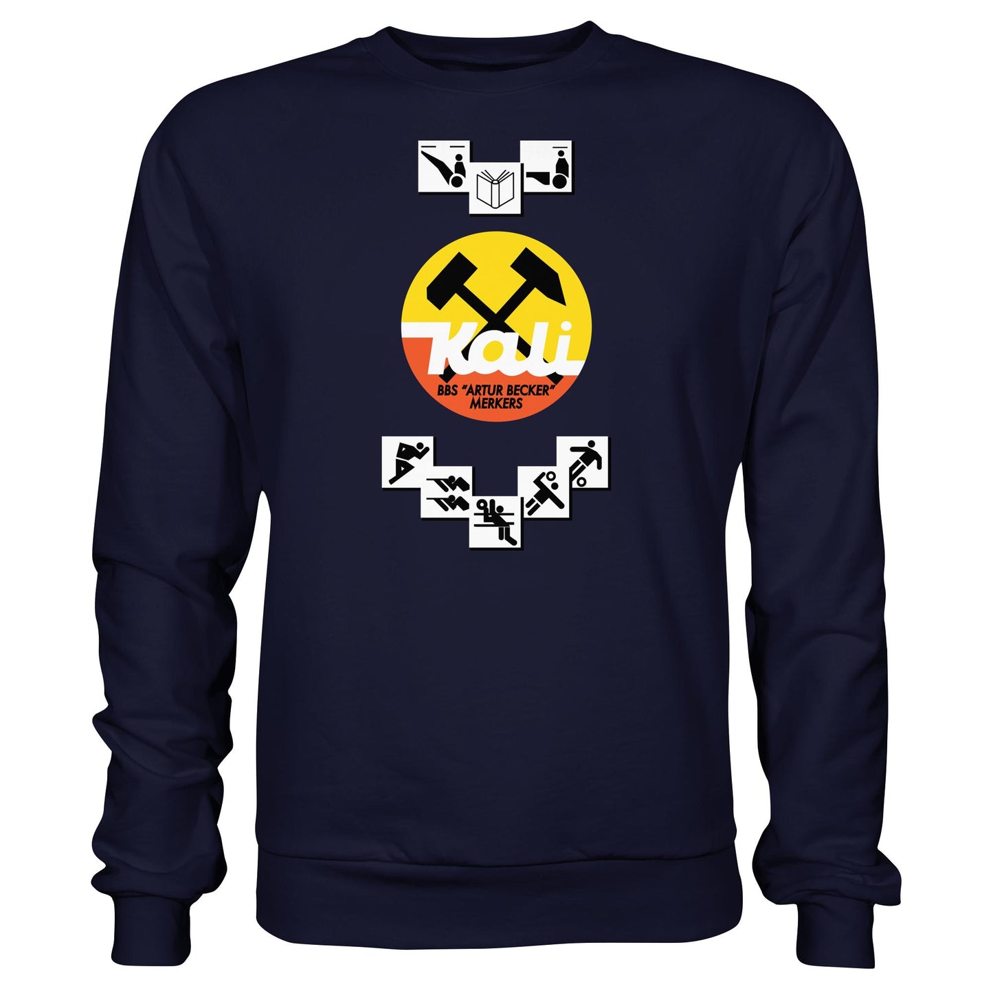 DDR Ostalgie Pullover Unisex • BBS KALI ARTUR BECKER - MERKERS