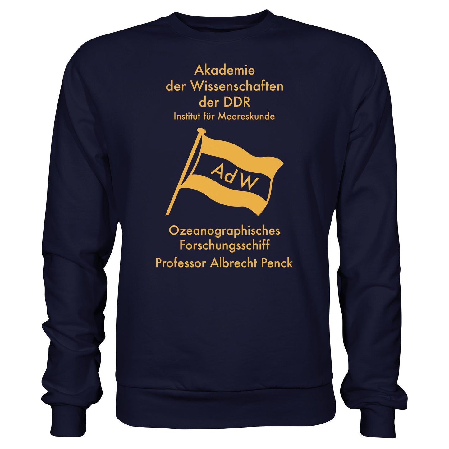 DDR Ostalgie Pullover Unisex • OZEONOGRAPHISCHES FORSCHUNGSSCHIFF ALBRECHT PENCK