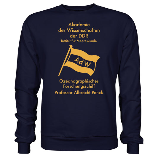 DDR Ostalgie Pullover Unisex • OZEONOGRAPHISCHES FORSCHUNGSSCHIFF ALBRECHT PENCK
