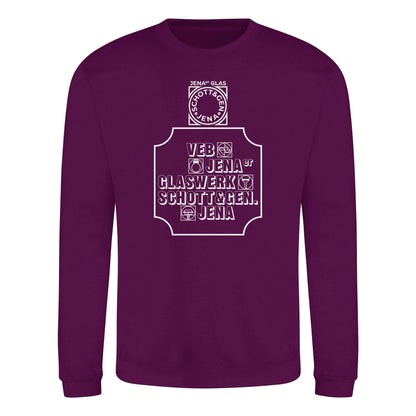 DDR Ostalgie Pullover Unisex • VEB JENAER GLASWERK