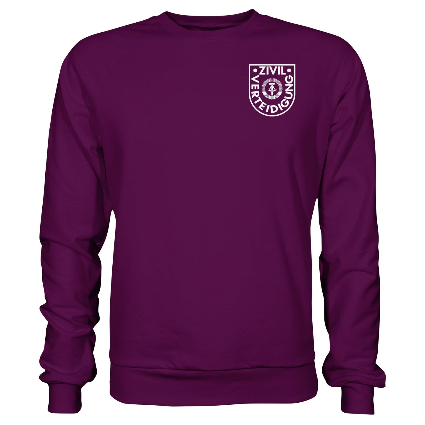 DDR Ostalgie Pullover Unisex • DDR ZIVILVERTEIDIGUNG - BRUSTBADGE