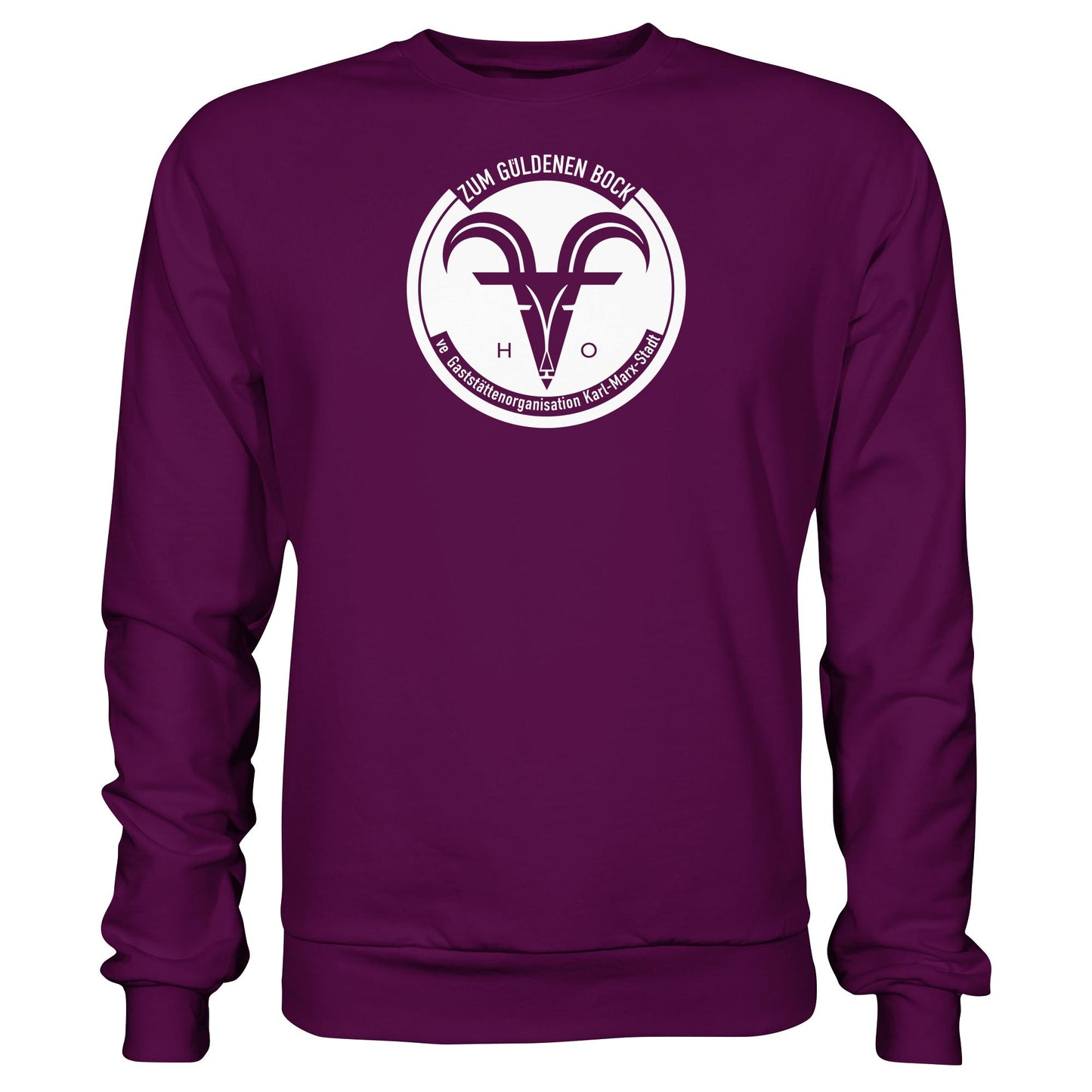DDR Ostalgie Pullover Unisex • ZUM GÜLDENEN BOCK - VE GASTSTÄTTEN KARL-MARX-STADT