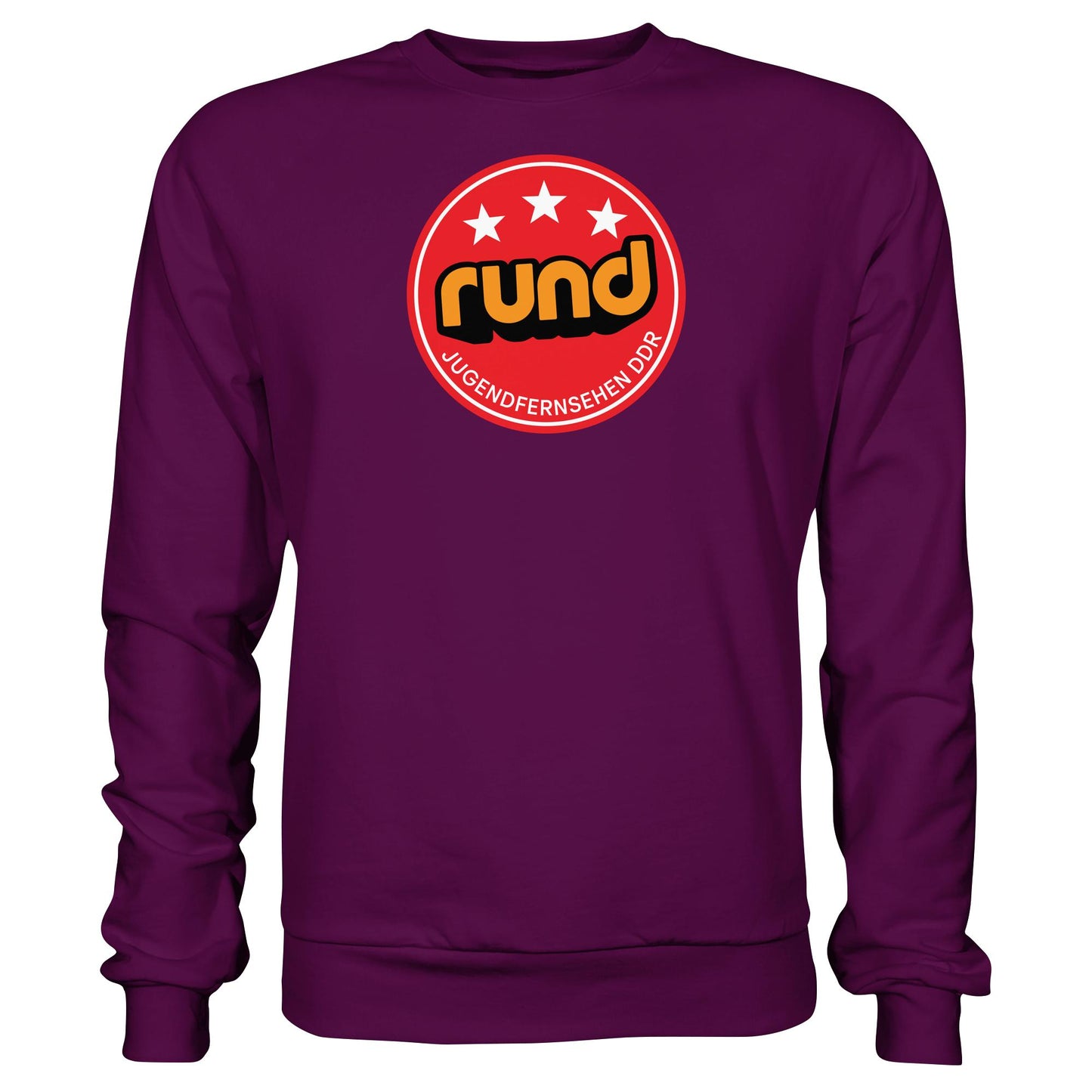 DDR Ostalgie Pullover Unisex • RUND - JUGENDFERNSEHEN DDR