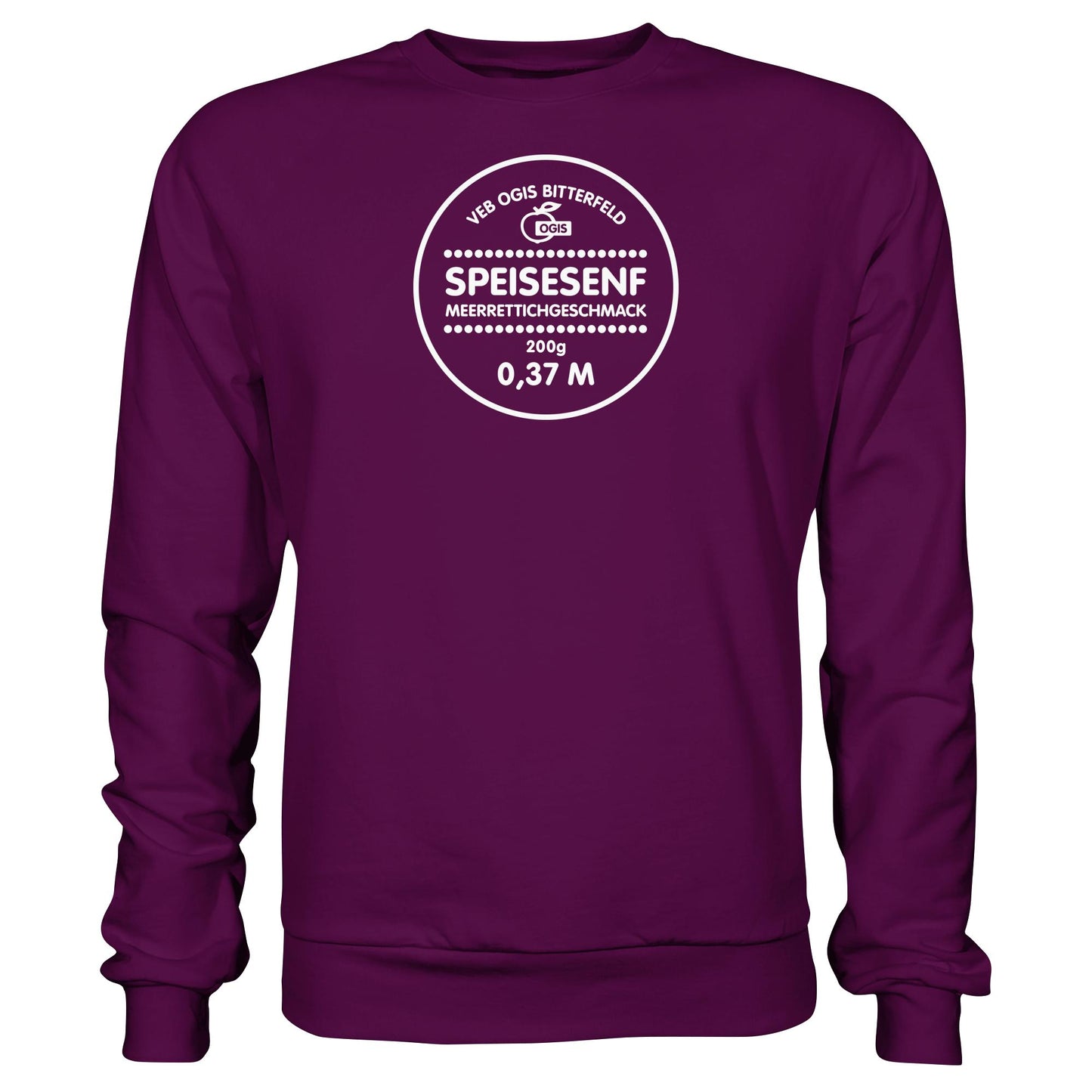 DDR Ostalgie Pullover Unisex • VEB OGIS BITTERFELD - SPEISESENF