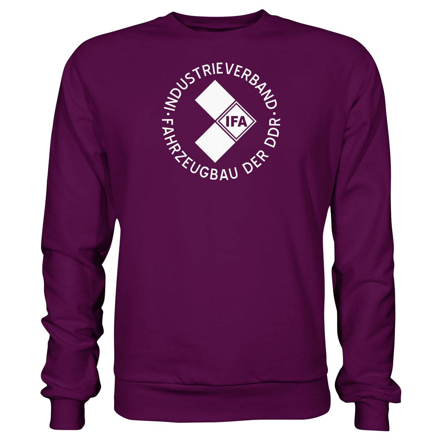DDR Ostalgie Pullover Unisex • IFA INDUSTRIEVERBAND FAHRZEUGBAU ( LOGO 1970er) - dunkel