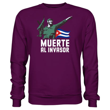 DDR Ostalgie Pullover Unisex • KUBA - MUERTE AL INVASOR