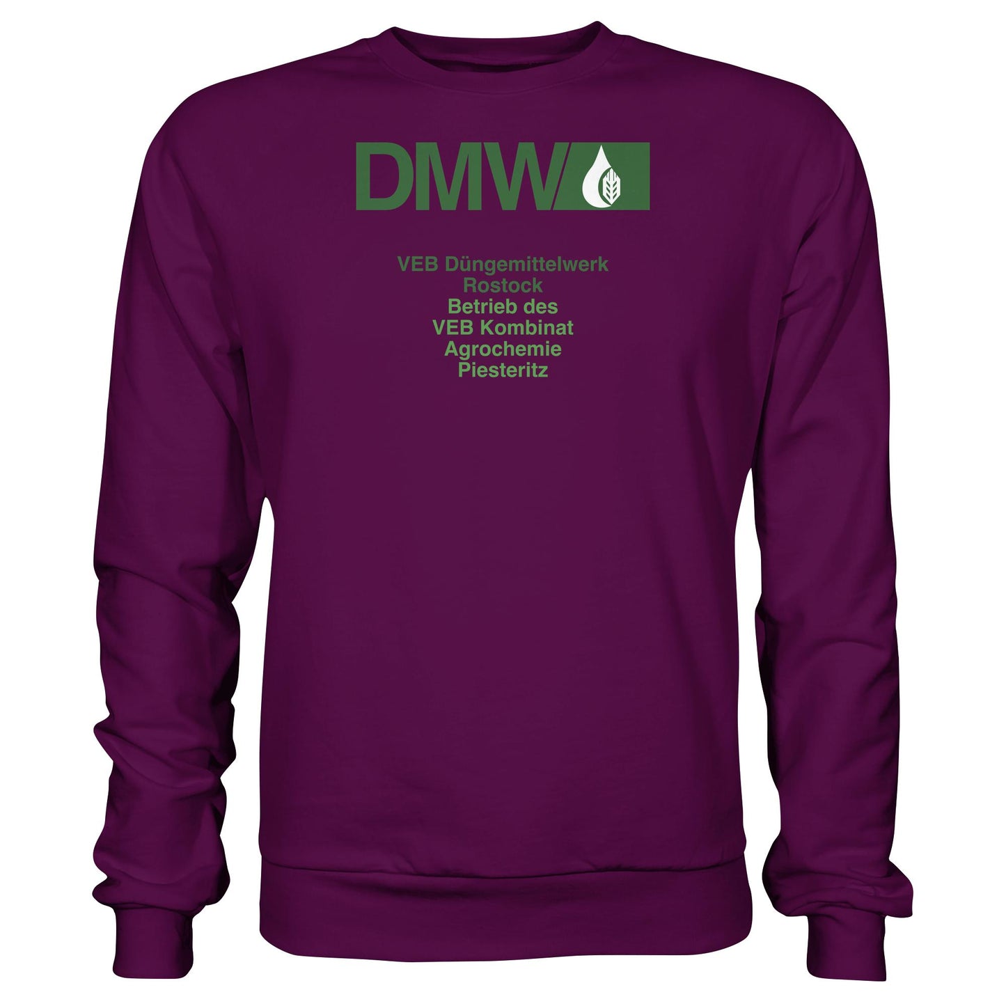 DDR Ostalgie Pullover Unisex • VEB DÜNGEMITTELWERK ROSTOCK