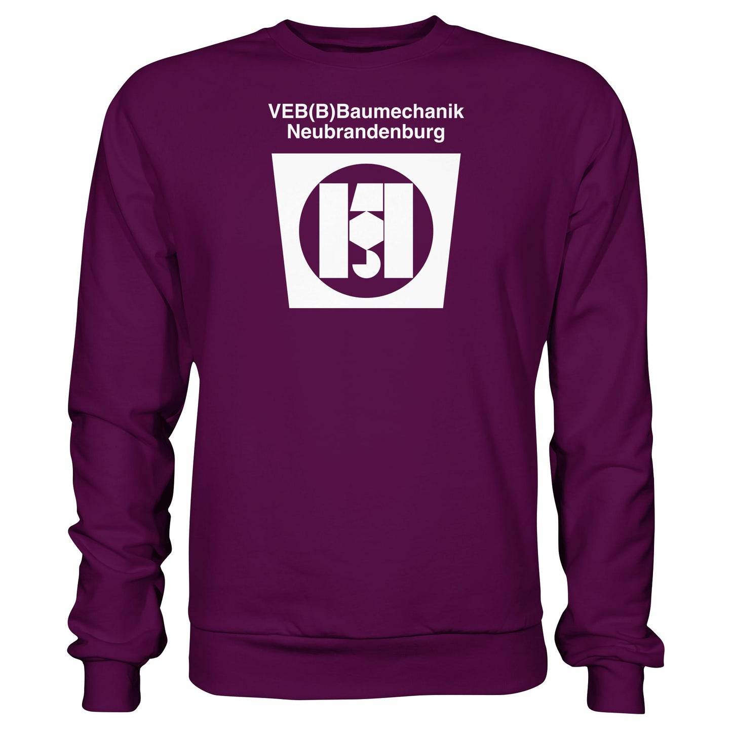 DDR Ostalgie Pullover Unisex • VEB BAUMECHANIK NEUBRANDENBURG