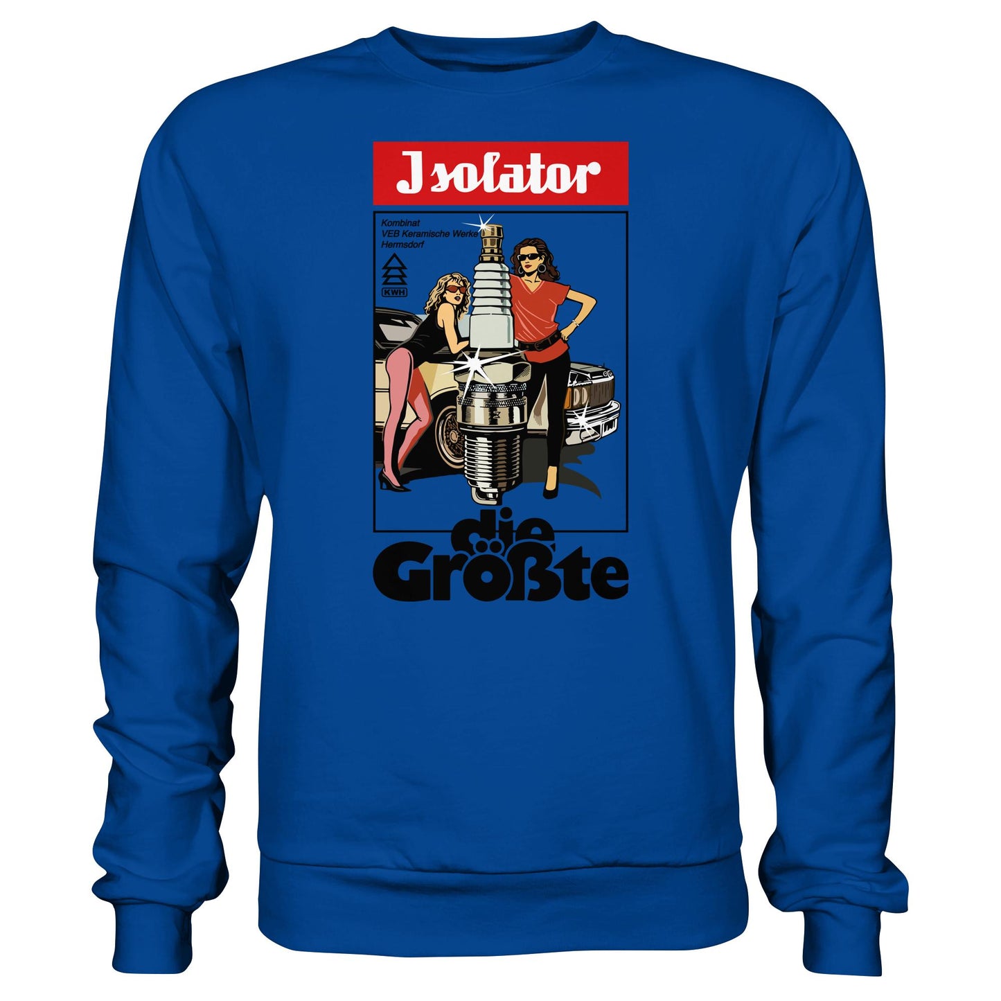 DDR Ostalgie Pullover Unisex • ISOLATOR - DIE GRÖSSTE (ORIGINAL POSTER)