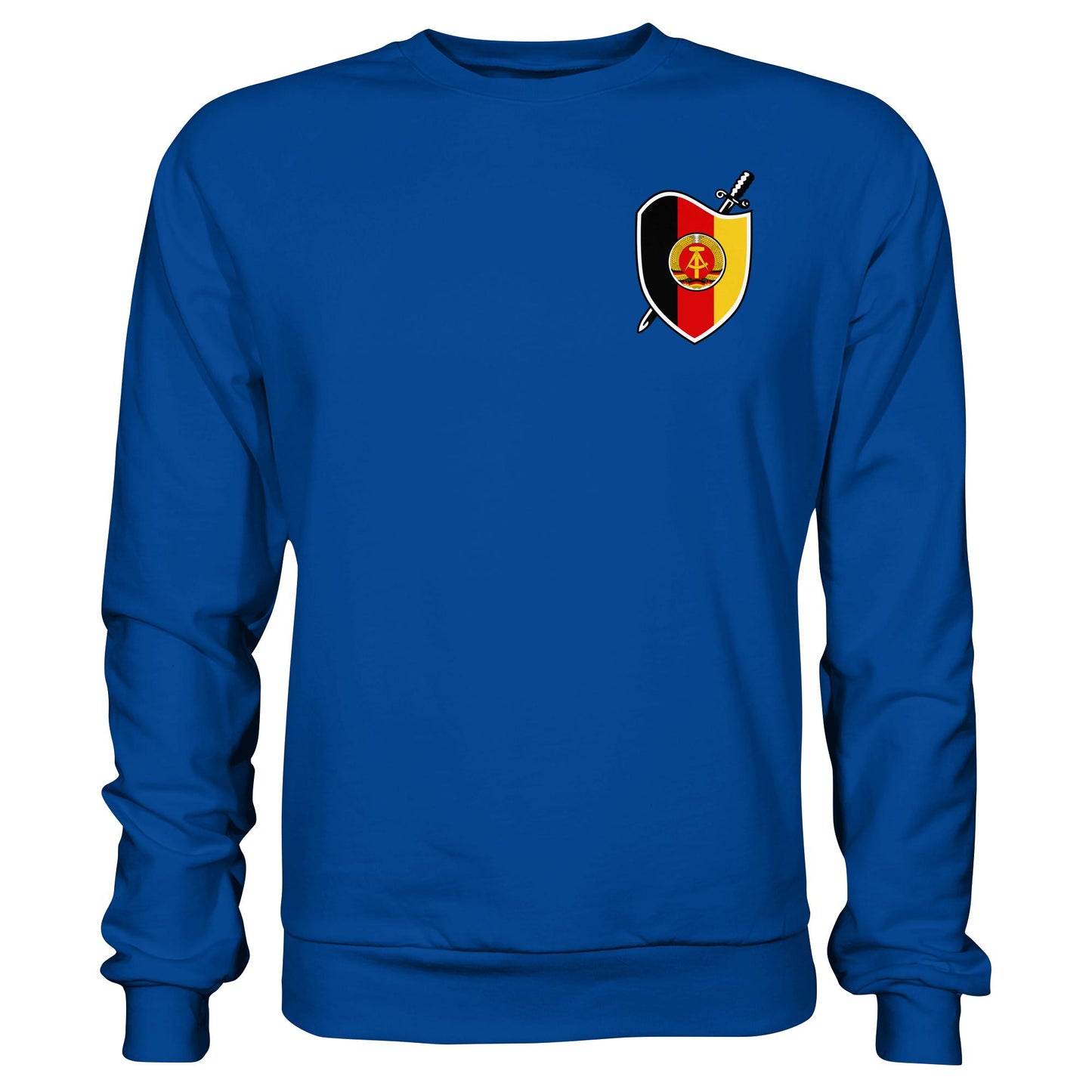 DDR Ostalgie Pullover Unisex • SIGNÉ STAATSSICHERHEIT (BRUST)