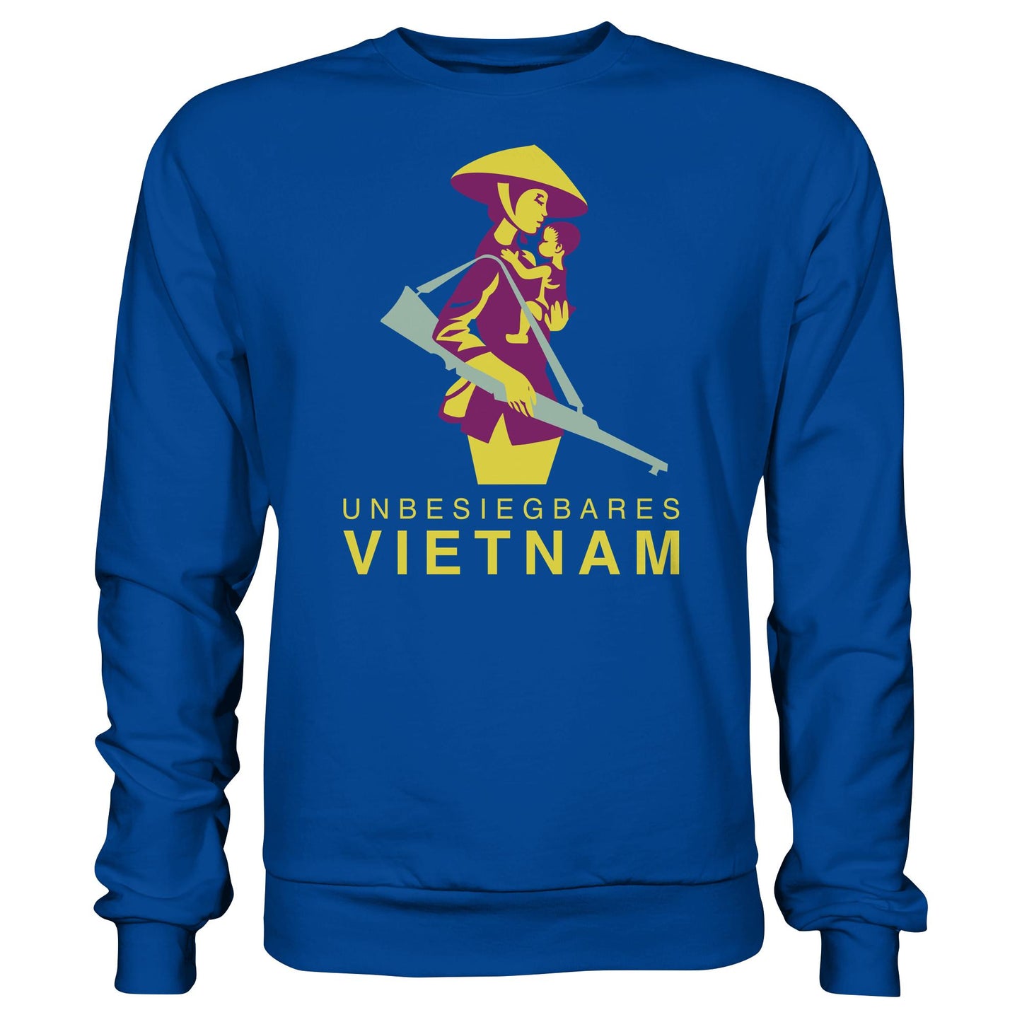 DDR Ostalgie Pullover Unisex • UNBESIEGBARES VIETNAM (DDR-BRIEFMARKE)