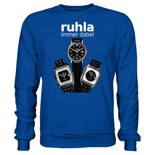 DDR Ostalgie Pullover Unisex • VEB UHRENWERK RUHLA (ORIGINAL PLAKAT)