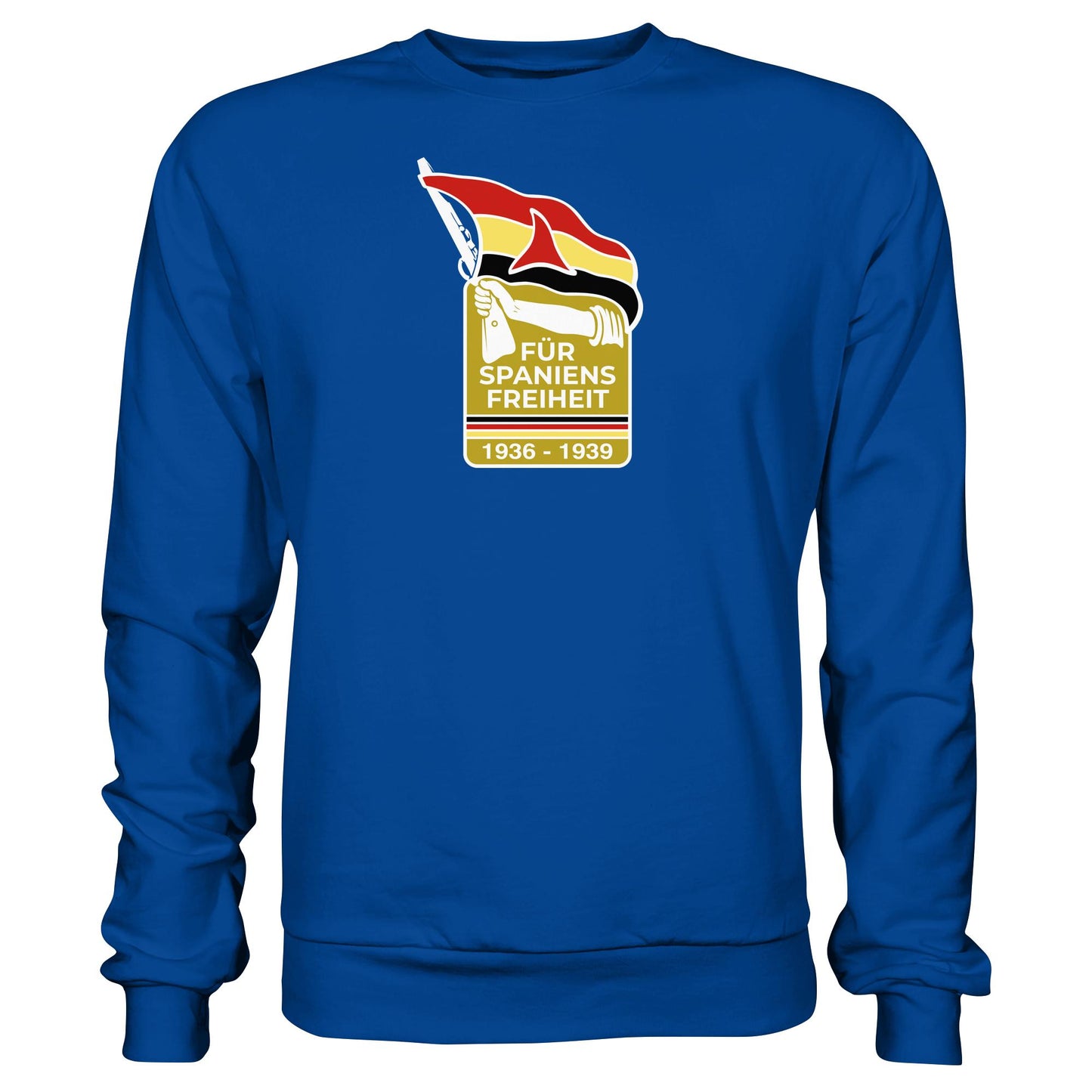 DDR Ostalgie Pullover Unisex • FÜR SPANIENS FREIHEIT - ABZEICHEN SPANIENKÄMPFER