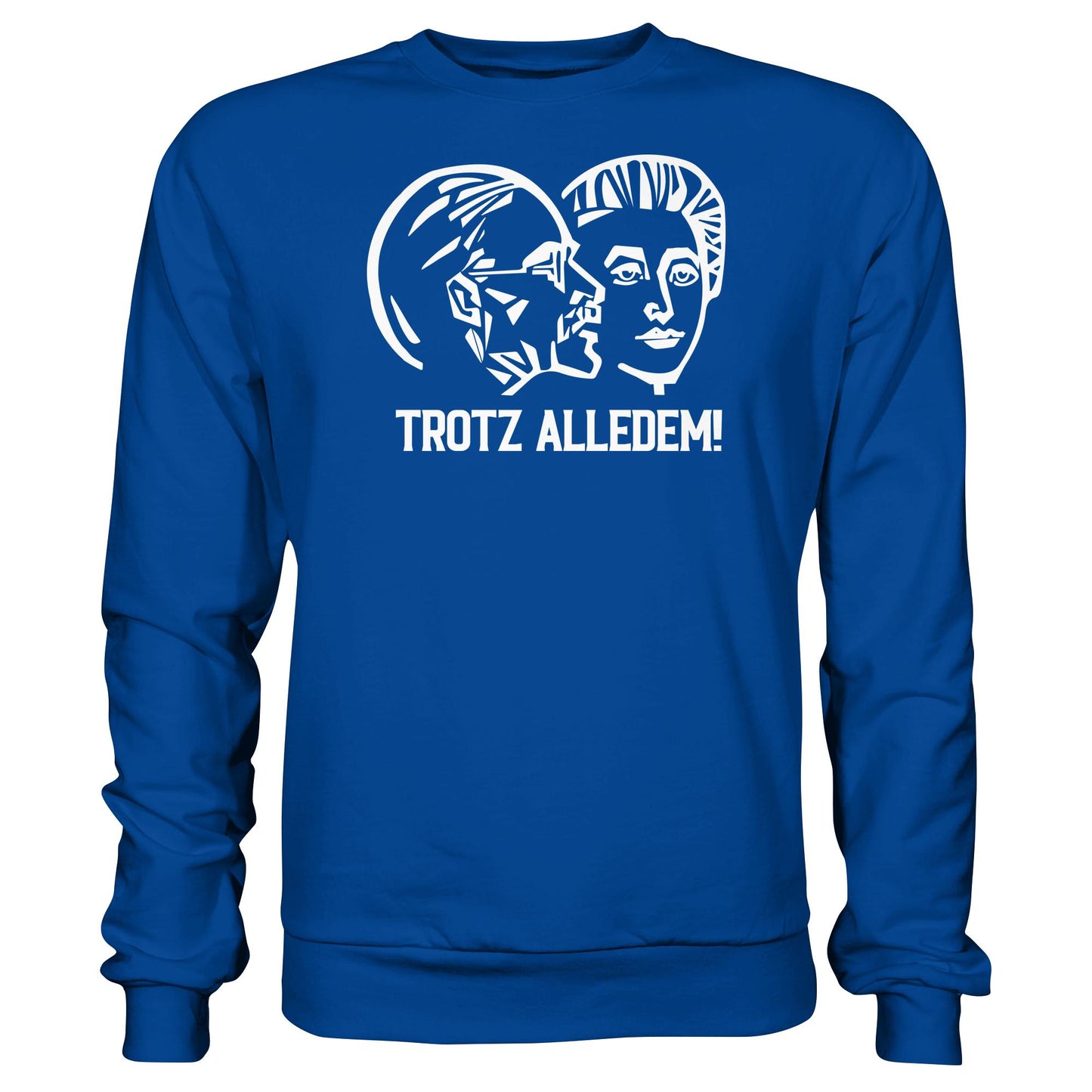 DDR Ostalgie Pullover Unisex • DDR STAATSRATSGEBÄUDE - TROTZ ALLEDEM!