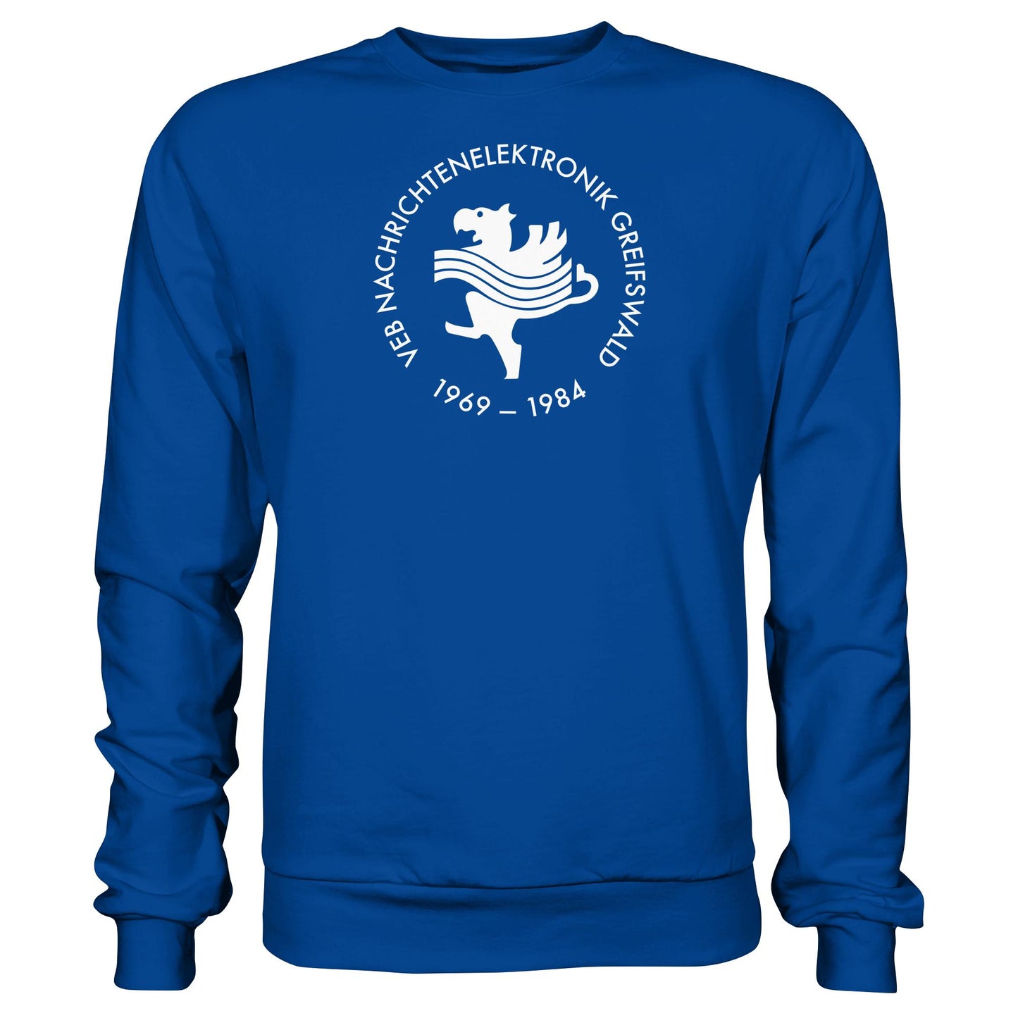 DDR Ostalgie Pullover Unisex • VEB NACHRICHTENELEKTRONIK GREIFSWALD