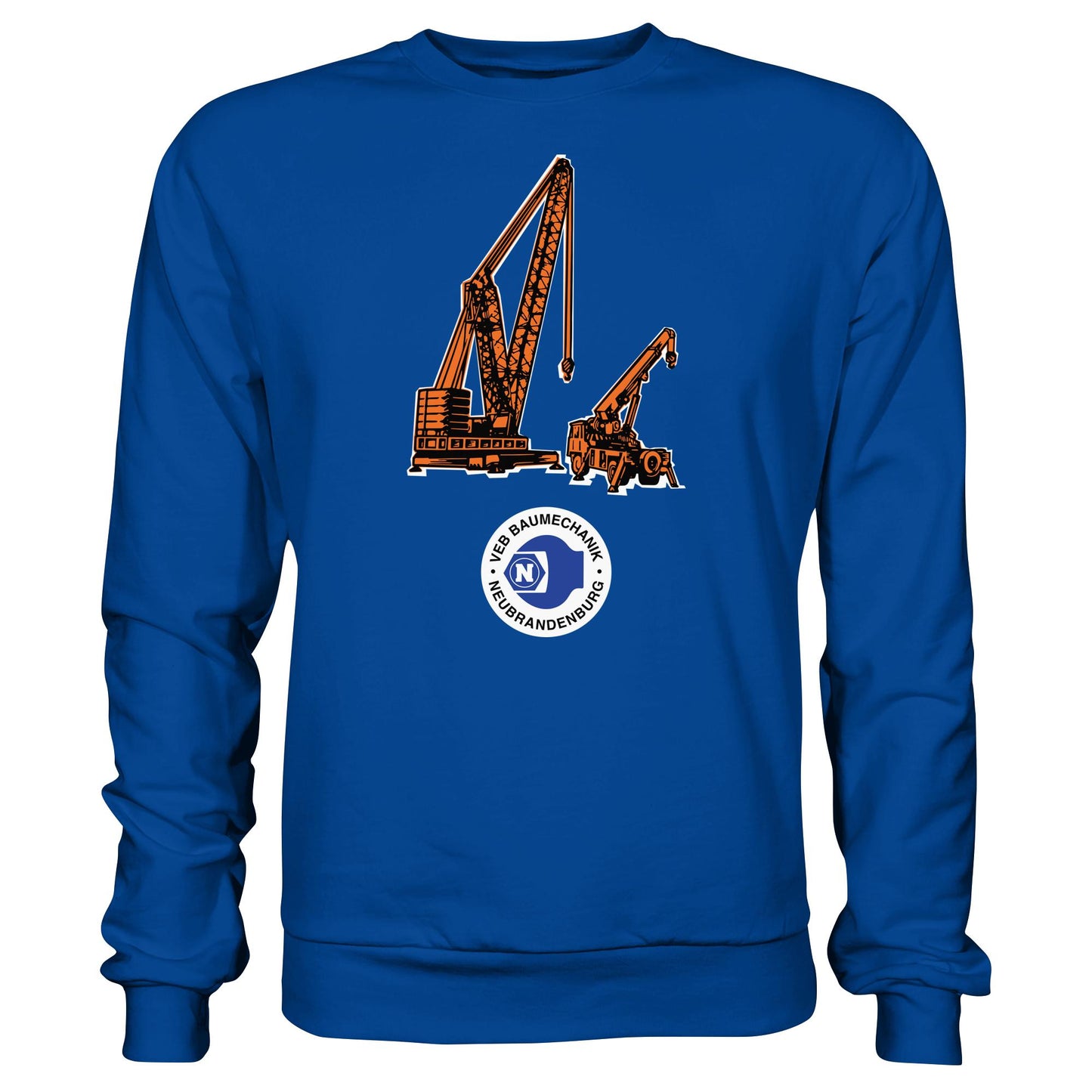 DDR Ostalgie Pullover Unisex • VEB BAUMECHANIK NEUBRANDENBURG
