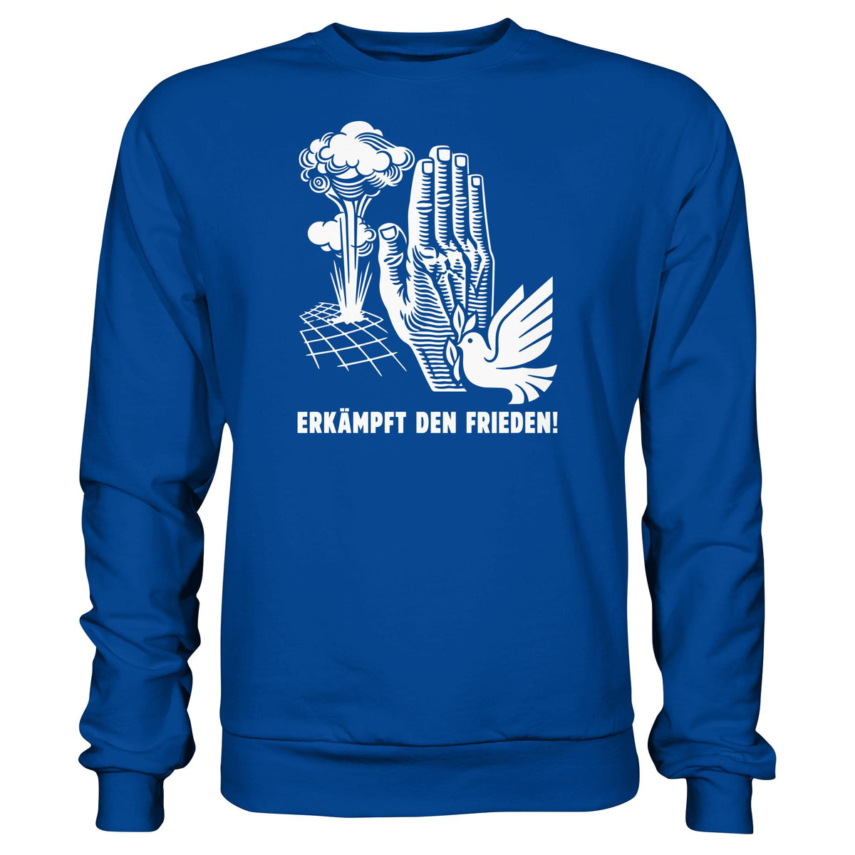 DDR Ostalgie Pullover Unisex • ERKÄMPFT DEN FRIEDEN! (ORIGINAL-PLAKAT)