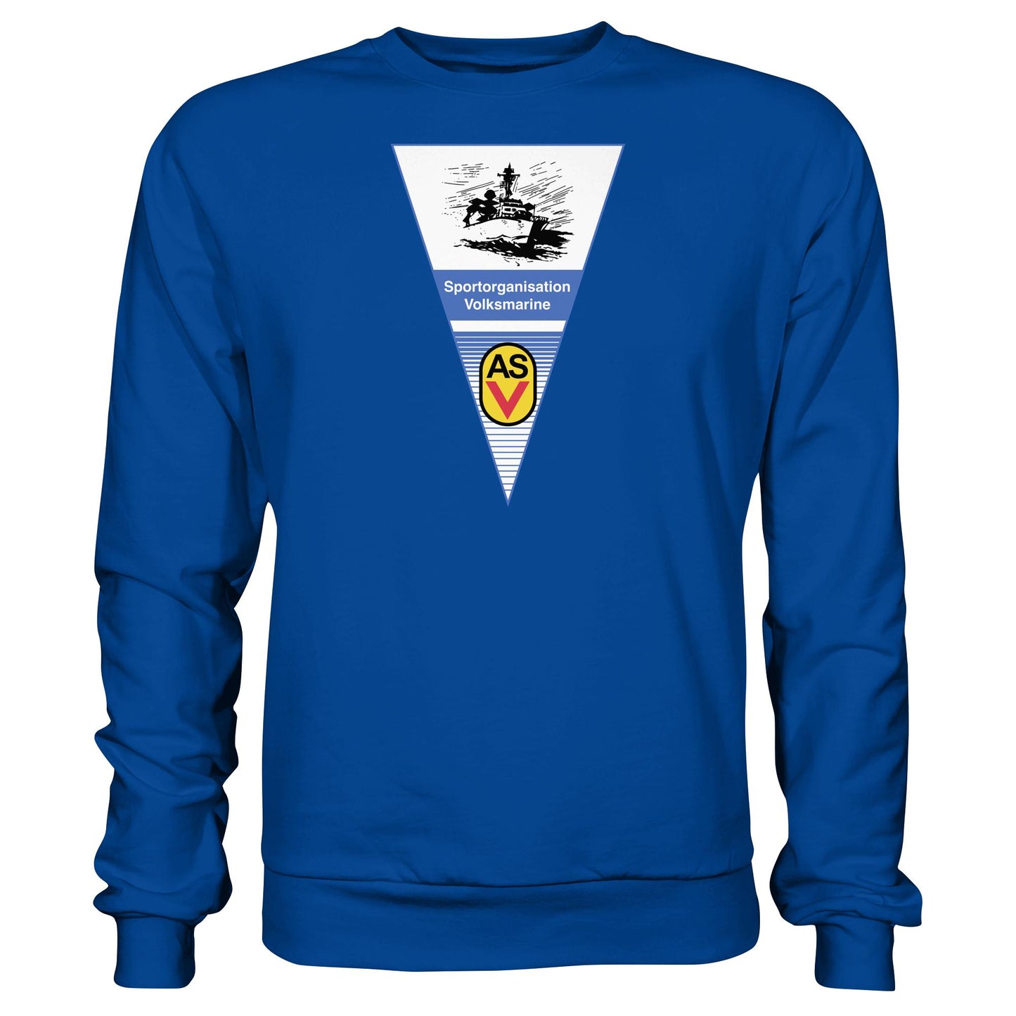 DDR Ostalgie Pullover Unisex • ASV SPORTORGANISATION VOLKSMARINE