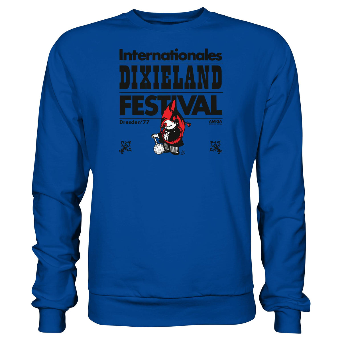 DDR Ostalgie Pullover Unisex • INTERNATIONALES DIXIELAND FESTIVAL DRESDEN 1977
