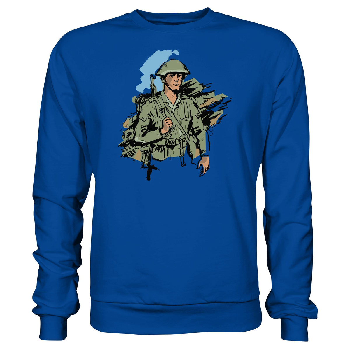 DDR Ostalgie Pullover Unisex • NVA-SOLDAT (ORIGINAL-ILLUSTRATION)