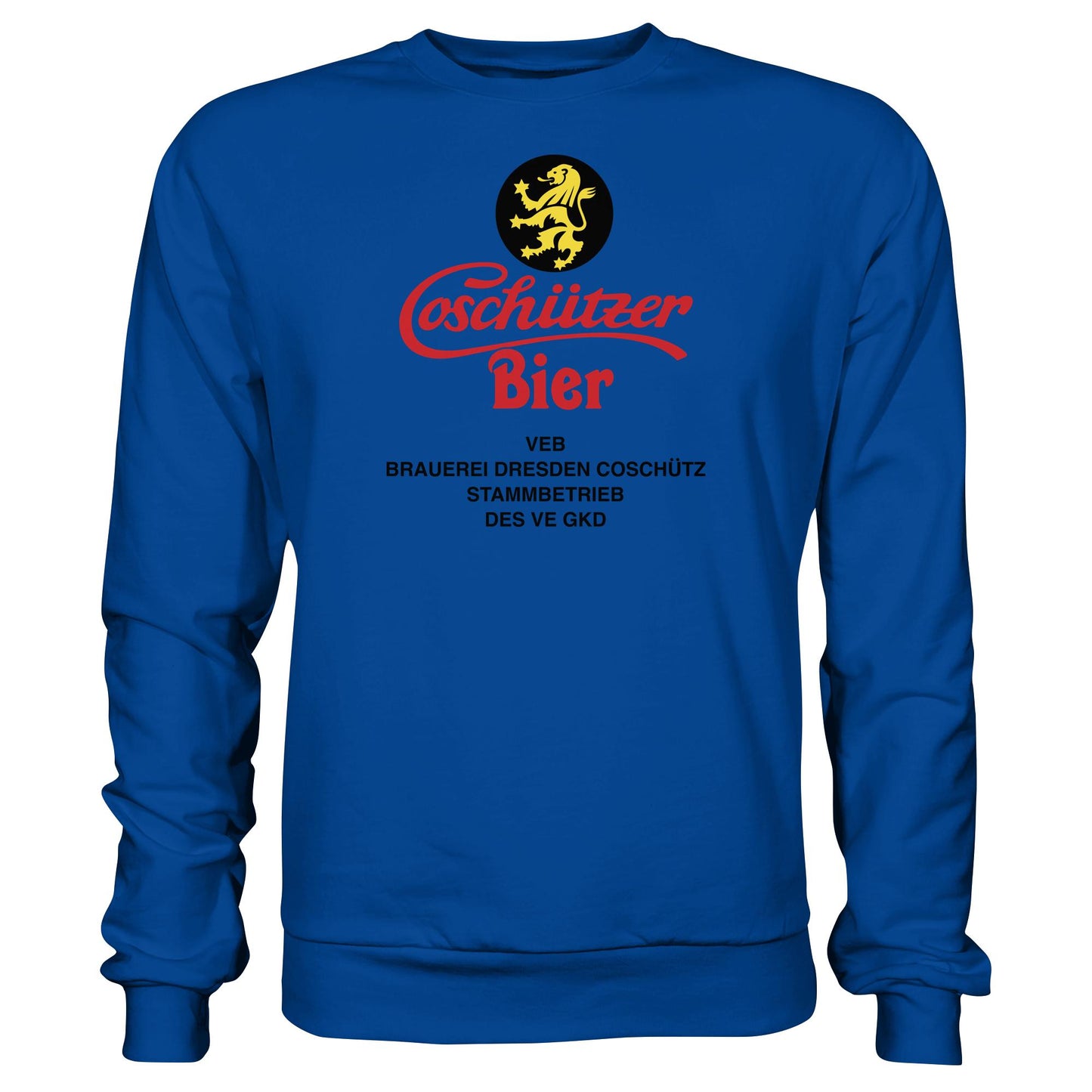 DDR Ostalgie Pullover Unisex • COSCHÜTZER BIER - VEB BRAUER DRESDEN
