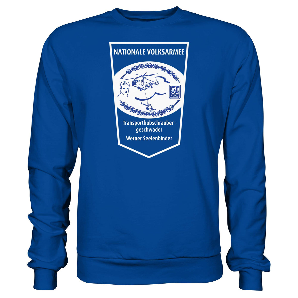NVA - TRANSPORTHUBSCHRAUBERGESCHWADER WERNER SEELENBINDER • DDR Ostalgie Pullover Unisex