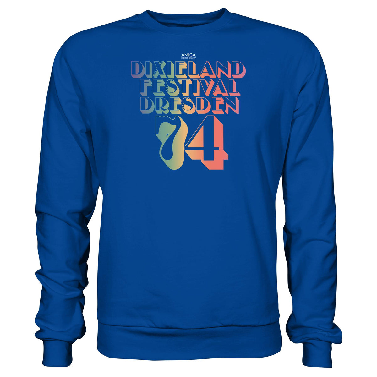 DDR Ostalgie Pullover Unisex • DIXIELAND FESTIVAL DRESDEN 1974 (ORIGINAL-PLATTE)
