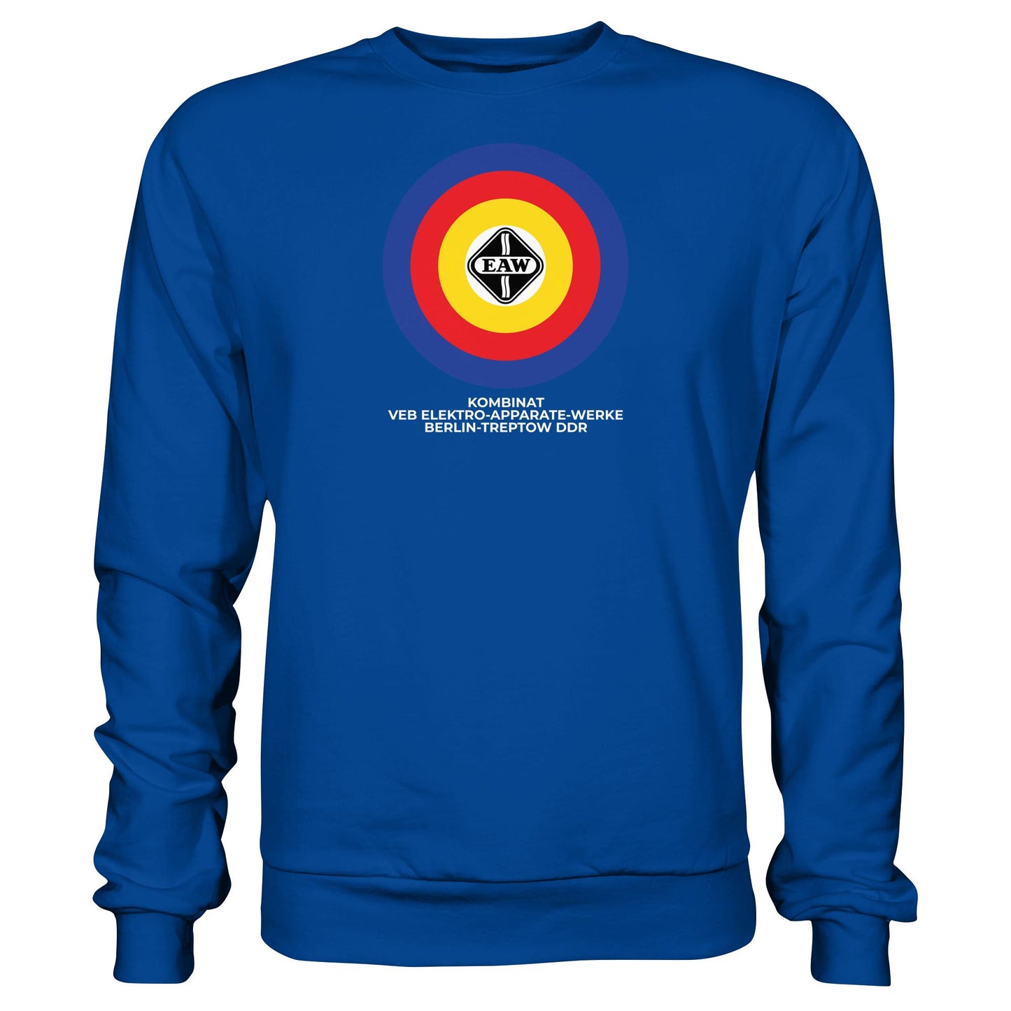 DDR Ostalgie Pullover Unisex • VEB ELEKTRO-APPARATE-WERKE BERLIN-TREPTOW