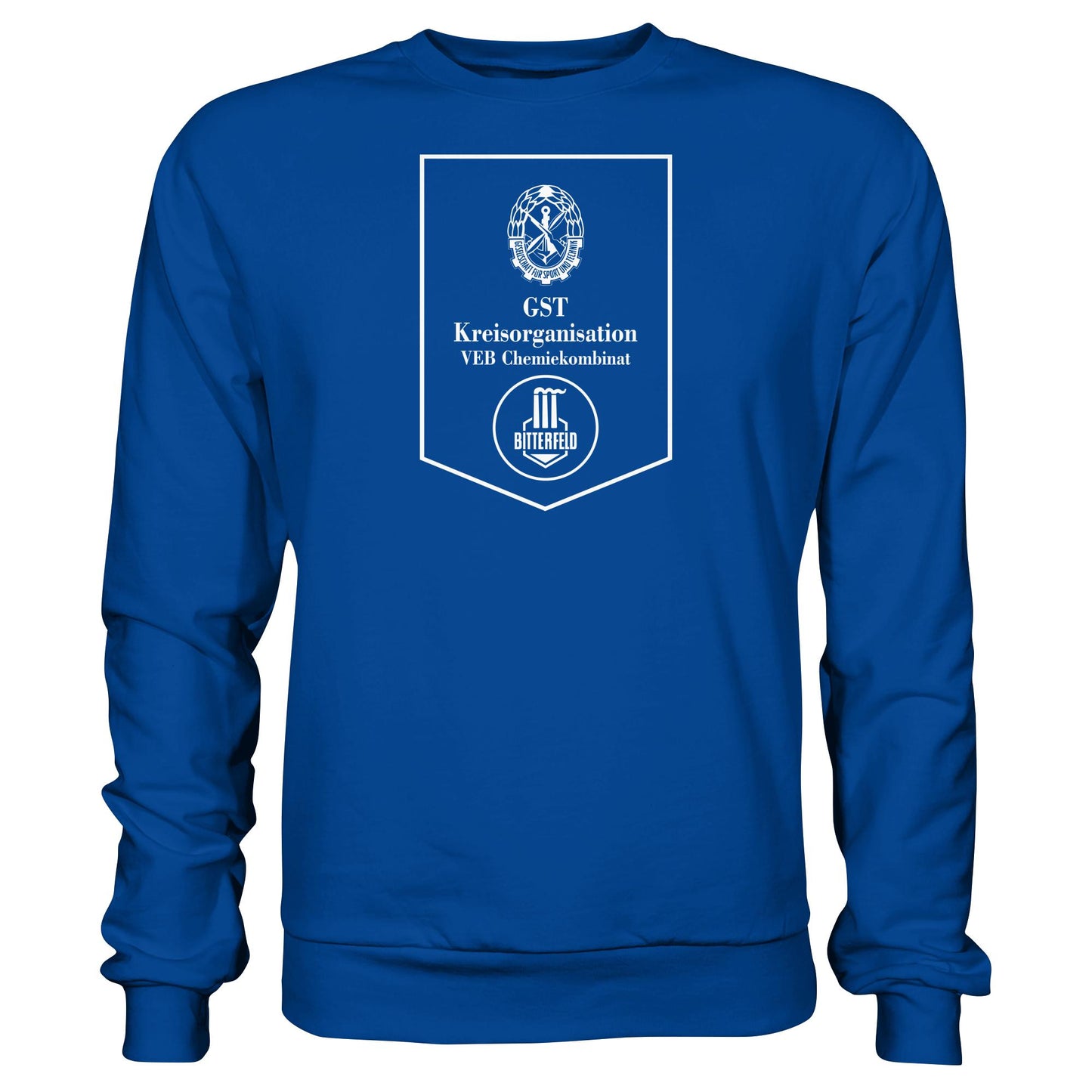 DDR Ostalgie Pullover Unisex • GST DES VEB CHEMIEKOMBINAT BITTERFELD