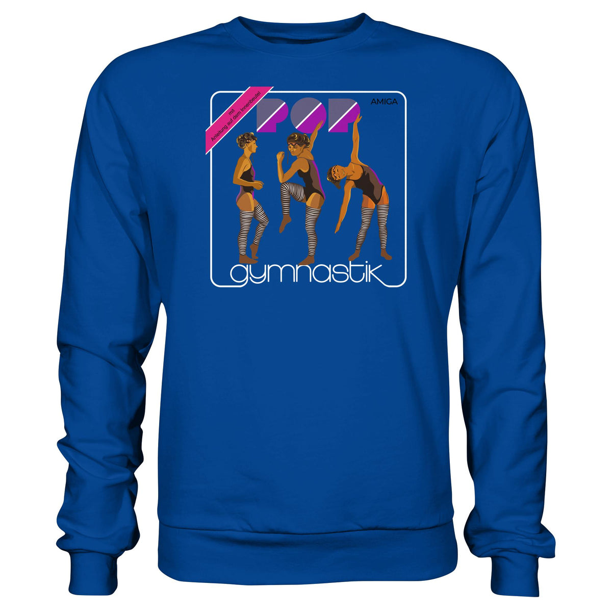 DDR Ostalgie Pullover Unisex • AMIGA POP-GYMNASTIK (ORIGINAL PLATTENCOVER)