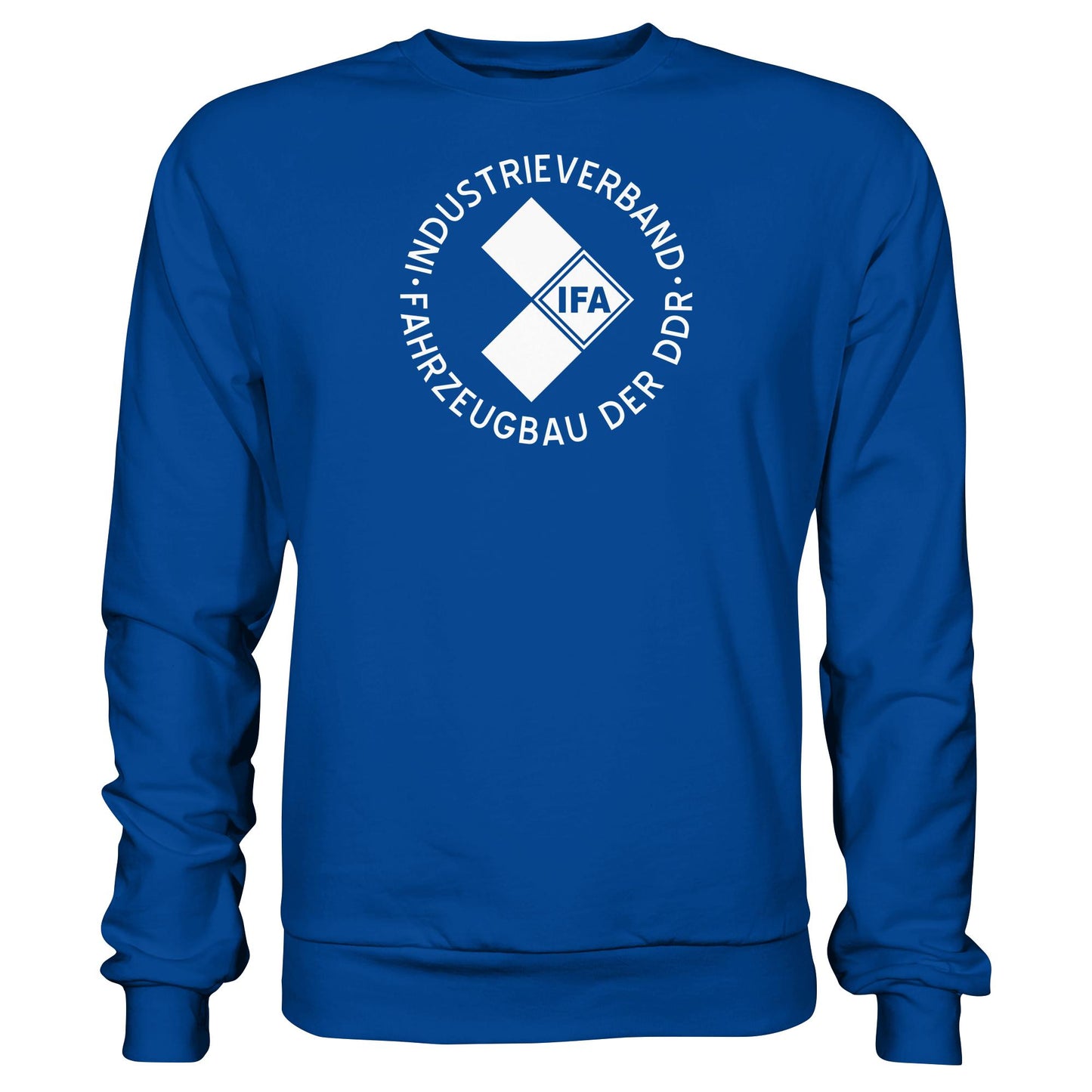 DDR Ostalgie Pullover Unisex • IFA INDUSTRIEVERBAND FAHRZEUGBAU ( LOGO 1970er) - dunkel