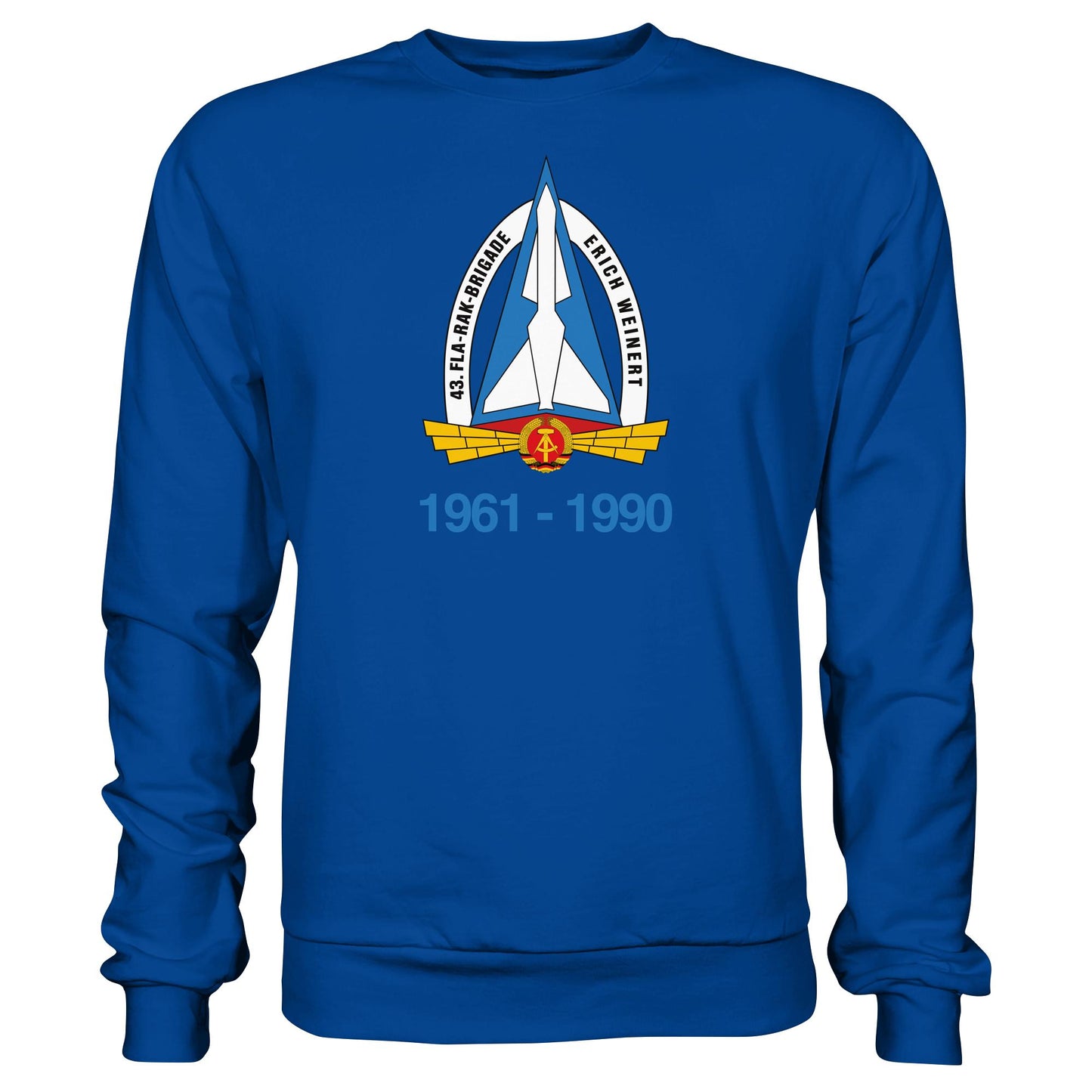 DDR Ostalgie Pullover Unisex • 43. FLA-RAK-BRIGADE ERICH WEINERT