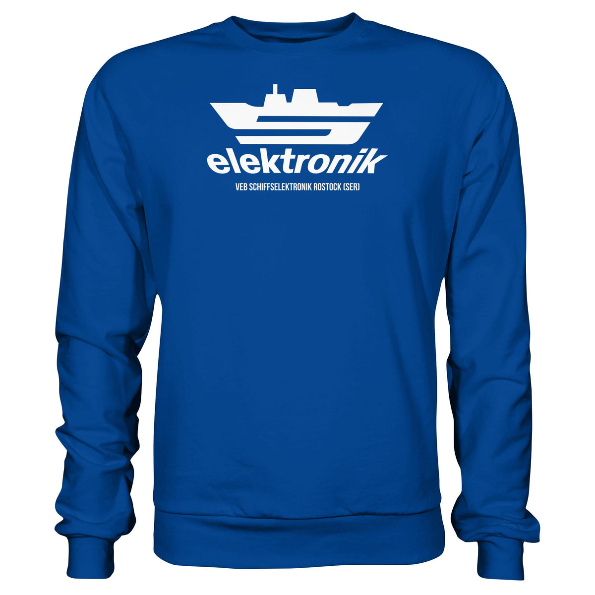 DDR Ostalgie Pullover Unisex • VEB SCHIFFSELEKTRONIK ROSTOCK