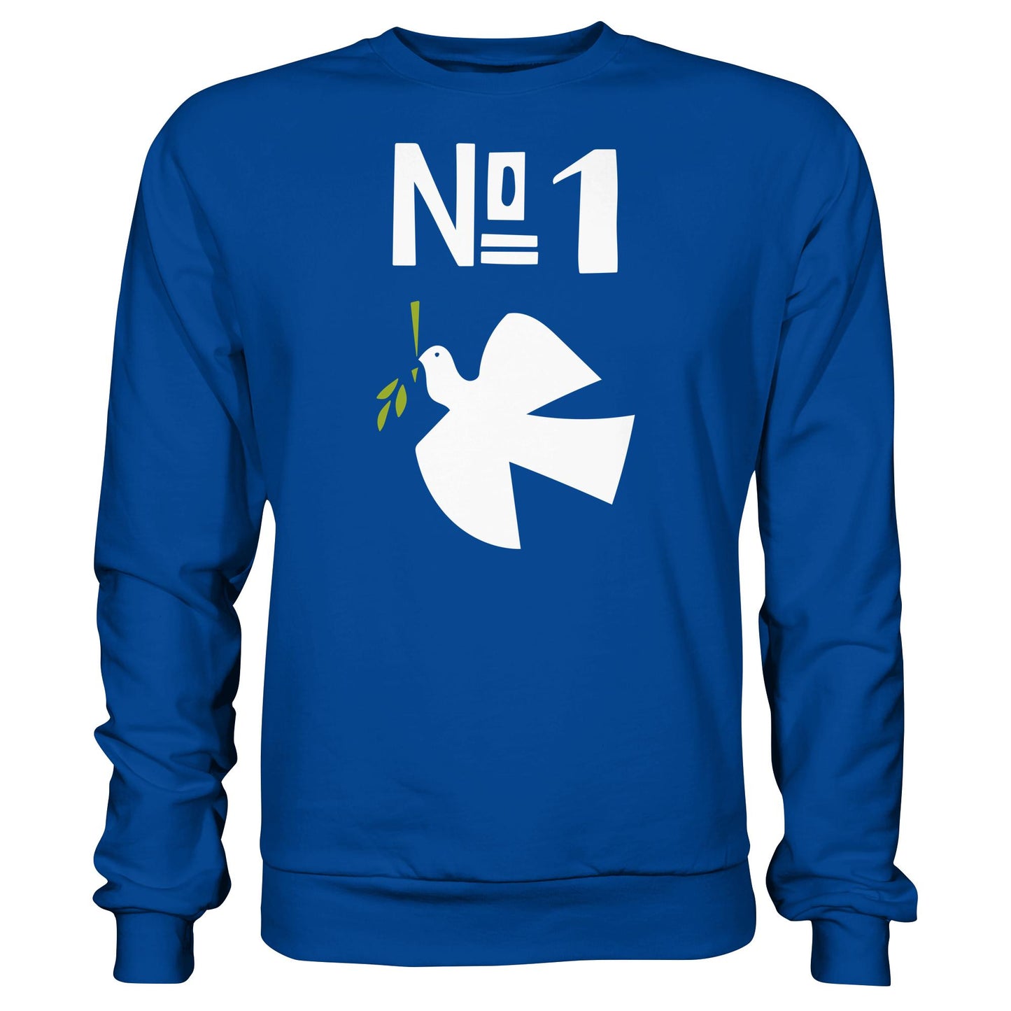 DDR Ostalgie Pullover Unisex • NO. 1 PRIORITÄT - FRIEDEN! (ORIGINAL PLAKAT)
