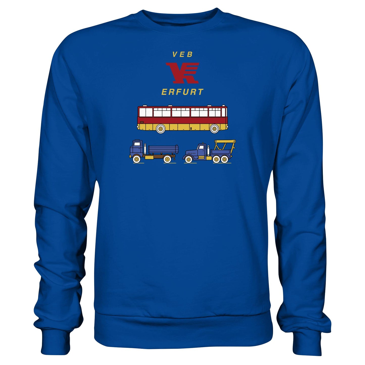 DDR Ostalgie Pullover Unisex • VEB VERKEHRSKOMBINAT ERFURT