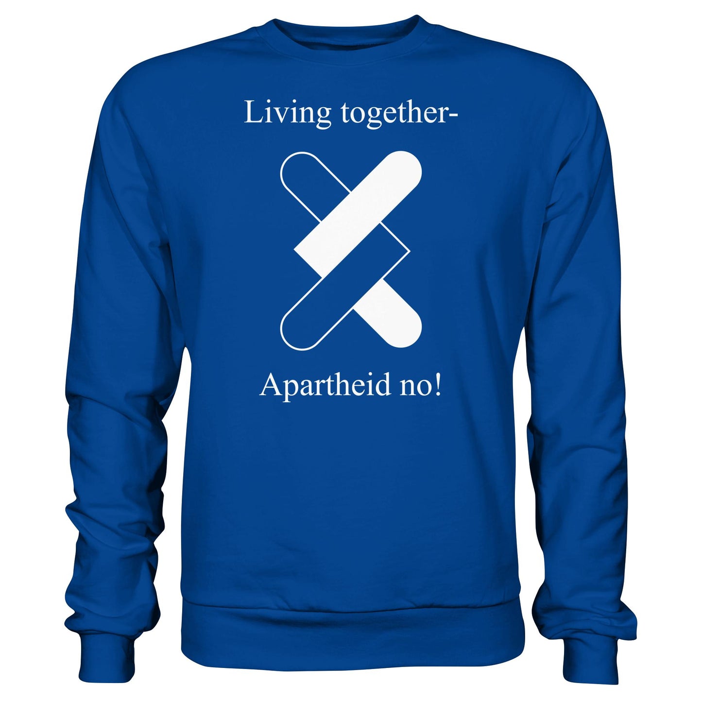 DDR Ostalgie Pullover Unisex • APARTHEID NO! (ORIGINAL POSTER)